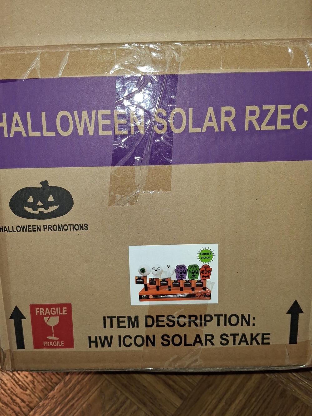 Halloween Solar Stakes Counter Display - Picture 2 of 10